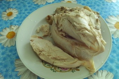 Пицца куриная с маслинами. - приготовление