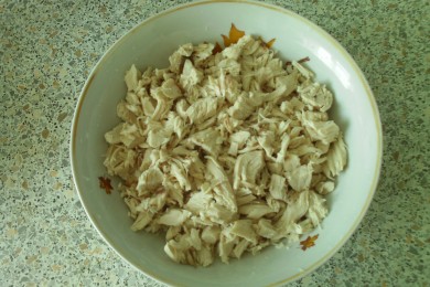 Пицца куриная с маслинами. - приготовление