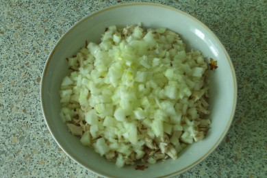 Пицца куриная с маслинами. - приготовление