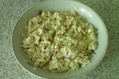 Пицца куриная с маслинами. - приготовление