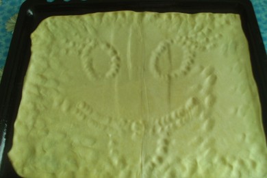 Пицца куриная с маслинами. - приготовление