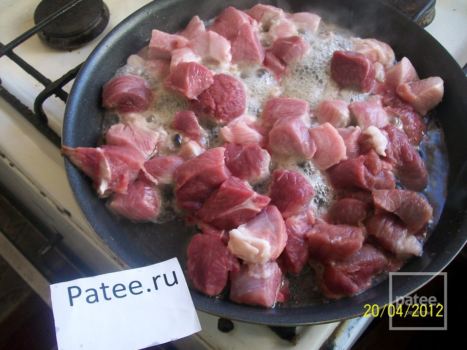 Картошка с мясом - Шаг 1