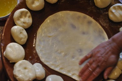 Марокканский жареный хлеб - приготовление