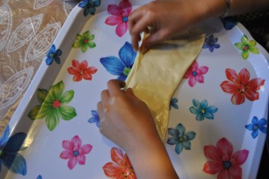 Марокканский жареный хлеб - приготовление