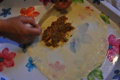 Марокканский жареный хлеб - приготовление