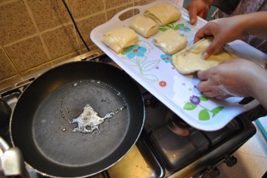 Марокканский жареный хлеб - приготовление