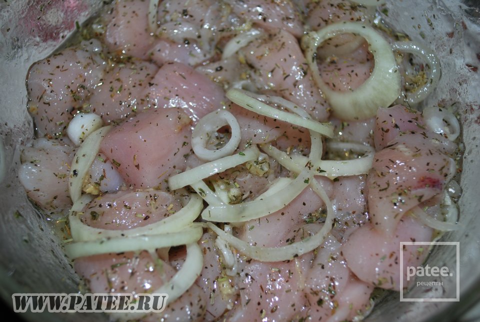 Куринный шашлык в медово - имбирном маринаде - Шаг 5