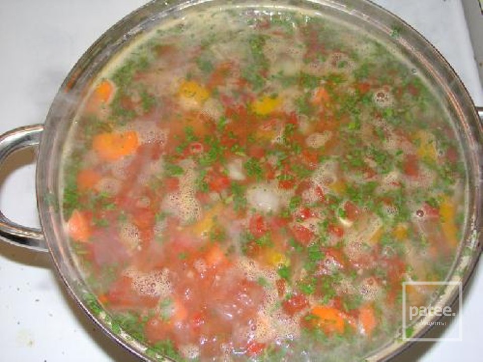 Овощной  суп - Шаг 4