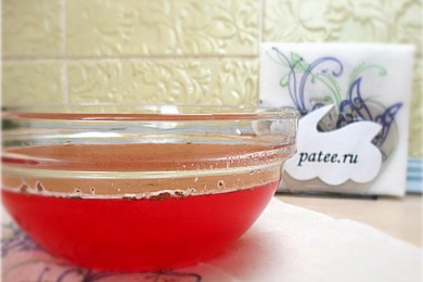 Желе с фруктами и корицей - приготовление