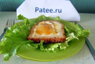 Французская яичница с соком мандарина