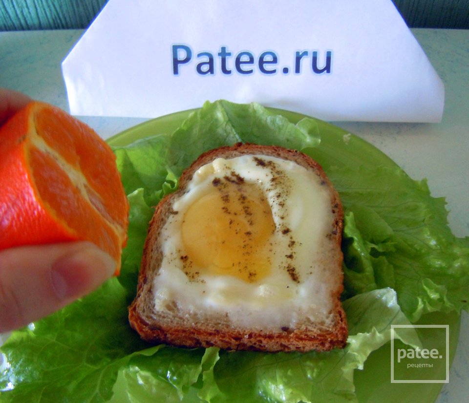 Французская яичница с соком мандарина - Шаг 8