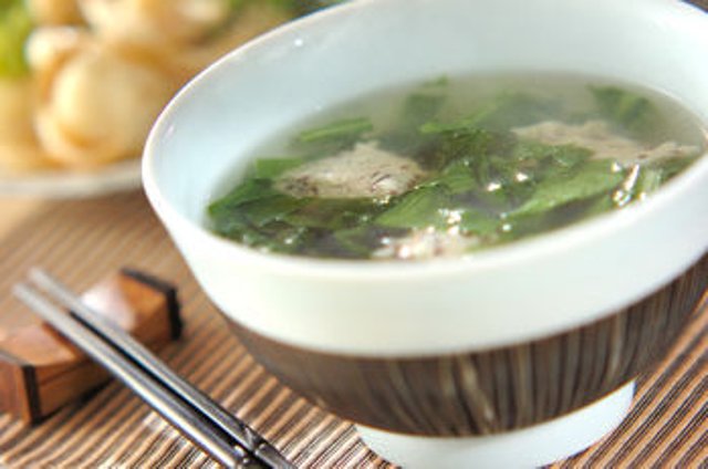 Куриный суп с фрикадельками по-японски