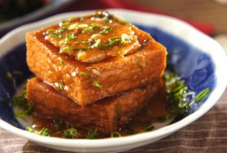 Фаршированный тофу во фритюре