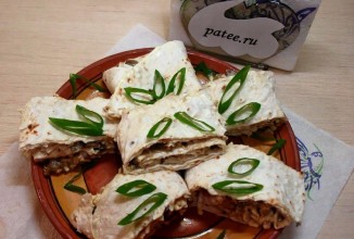 Грибной рулет