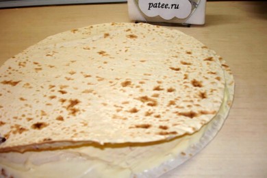 Грибной рулет - приготовление