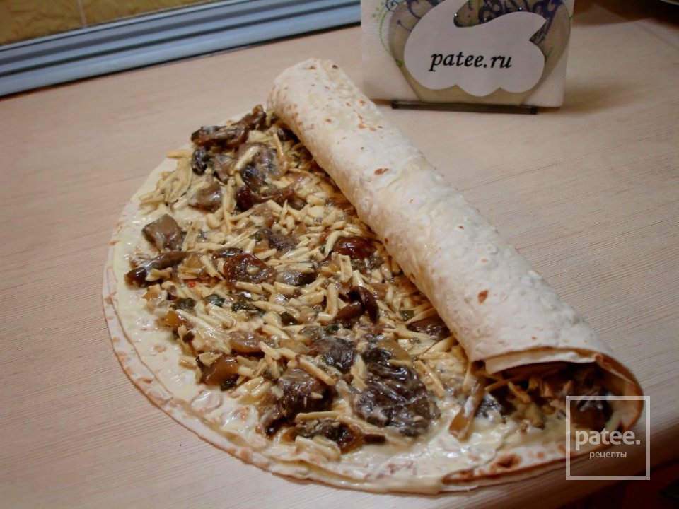 Грибной рулет - Шаг 7