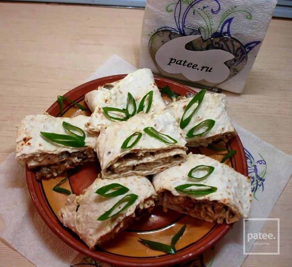 Грибной рулет - Шаг 8