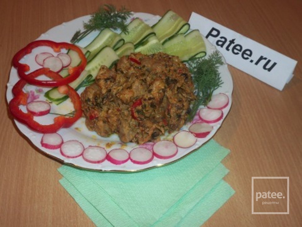 Свинина с паприкой и грибами - Шаг 4