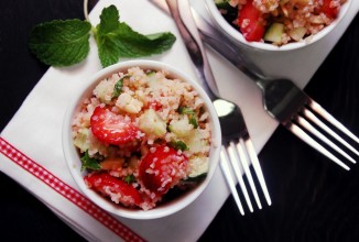 Клубнично-огуречное табули