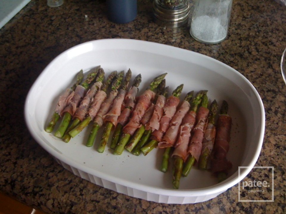 Спаржа в ветчине - Шаг 3
