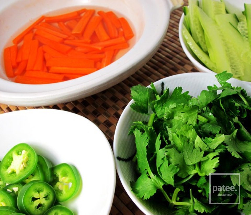 Вьетнамский  сэндвич - Шаг 1