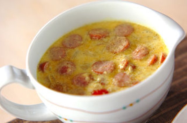 Молочный суп-карри