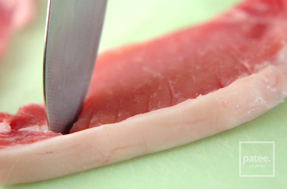 Жареная свинина в мисо-пасте - Шаг 1