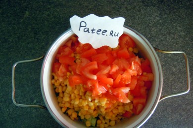Салат "Краски лета" - приготовление