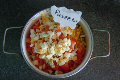 Салат "Краски лета" - приготовление