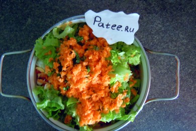 Салат "Краски лета" - приготовление