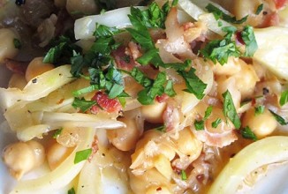 Фенхель с нутом