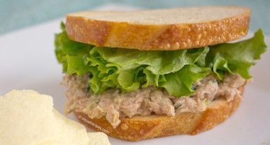 Рецепт Бутерброд "Салат с тунцом"