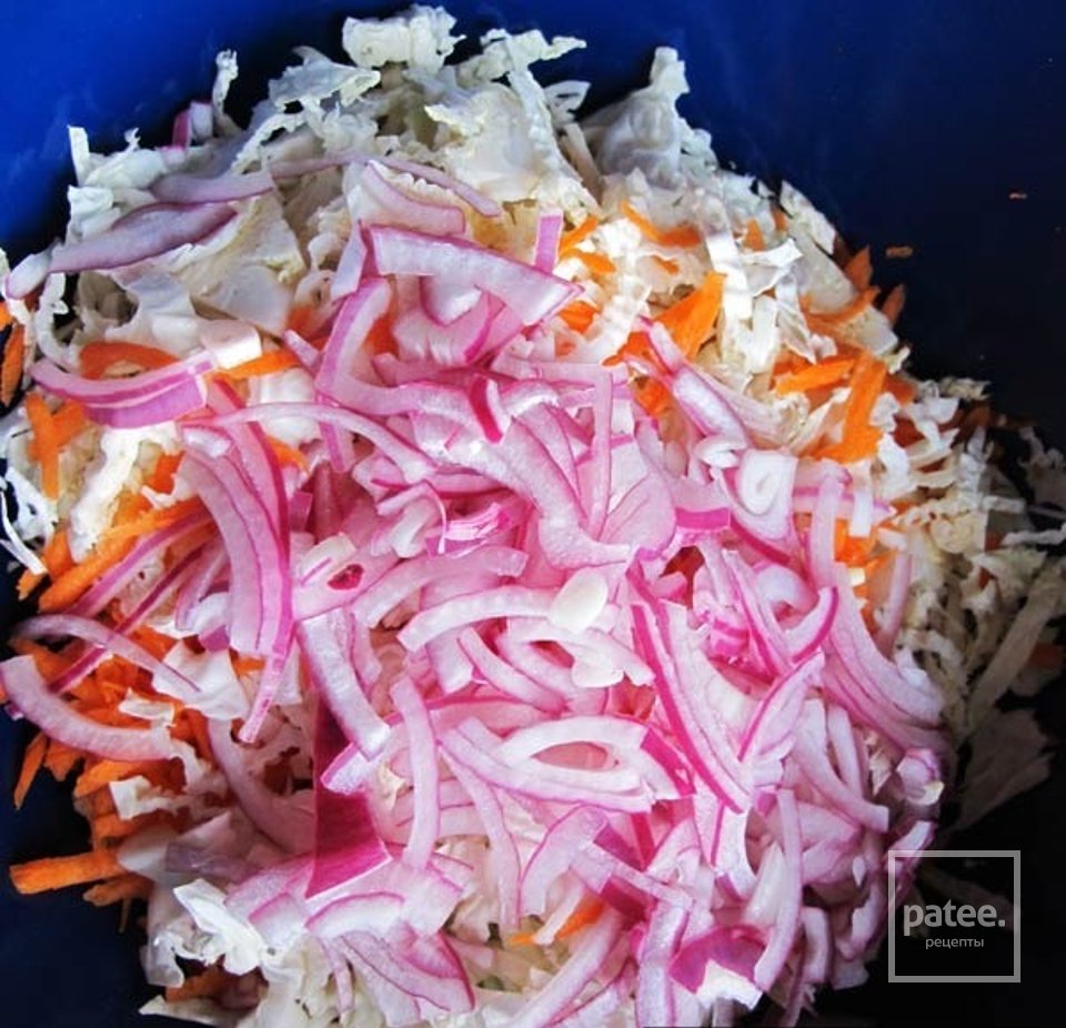 Куриный салат с капустой - Шаг 2