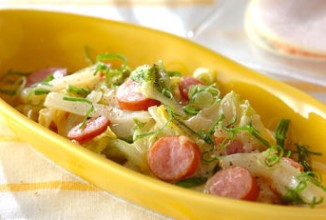 Китайская капуста жаренная с сыром