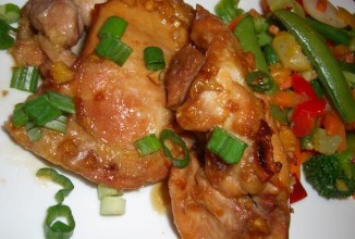 Медово-имбирная курица