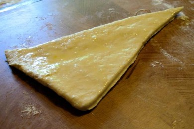 Сливочные круассаны - приготовление