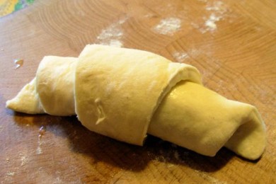 Сливочные круассаны - приготовление