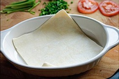 Яичный  пирог - приготовление