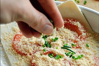 Яичный  пирог - приготовление