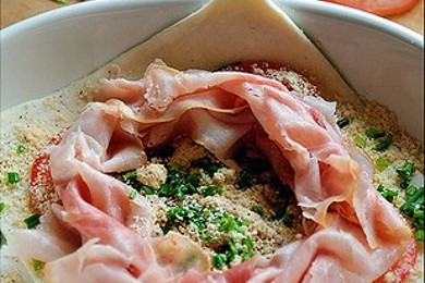 Яичный  пирог - приготовление