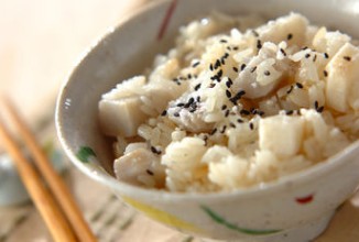 Таро с клейким рисом