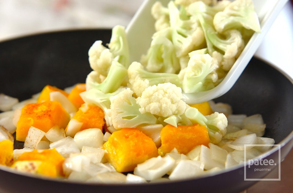 Открытый омлет с ветчиной - Шаг 2