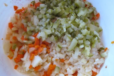 Винегрет - приготовление