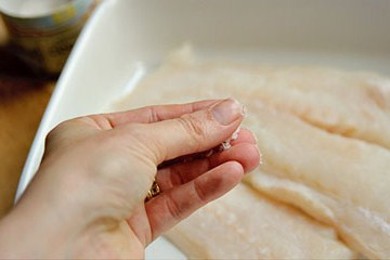 Треска с томатами - приготовление