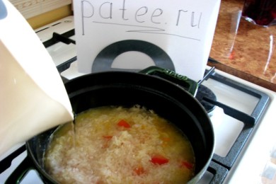 Плов по-европейски - приготовление