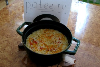 Плов по-европейски - приготовление