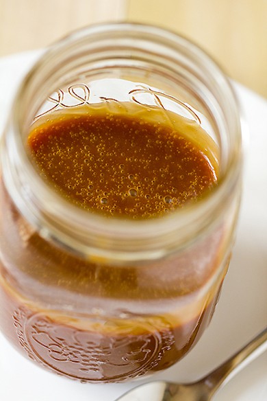 Рецепт Карамельный соус с солью