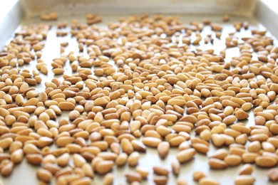 Кокосовое пирожное с лаймом и орехами - приготовление