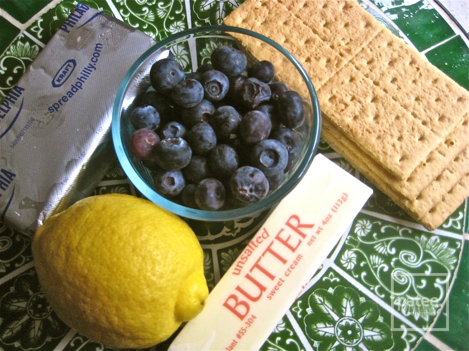 Лимоновый пирог с черникой - Шаг 1