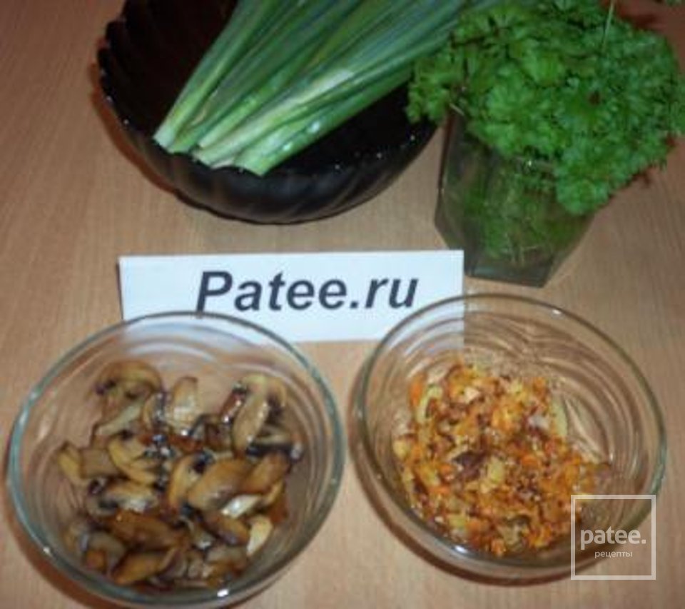 Сырный суп с грибами. - Шаг 4